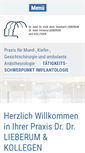 Mobile Screenshot of praxis-lieberum.de